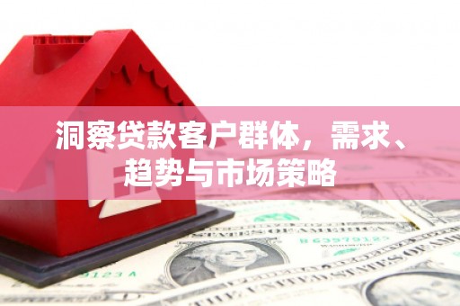 丹徒洞察贷款客户群体，需求、趋势与市场策略