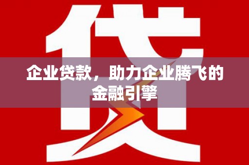 洛扎企业贷款，助力企业腾飞的金融引擎