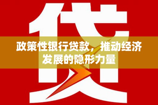 蒲城政策性银行贷款，推动经济发展的隐形力量