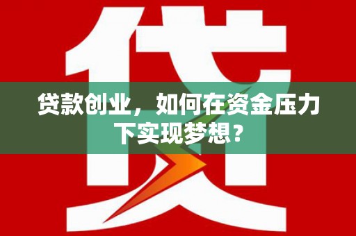 宝兴贷款创业，如何在资金压力下实现梦想？