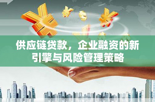 蒲城供应链贷款，企业融资的新引擎与风险管理策略