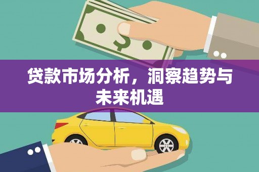 武功贷款市场分析，洞察趋势与未来机遇