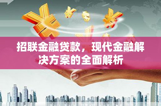 南康招联金融贷款，现代金融解决方案的全面解析