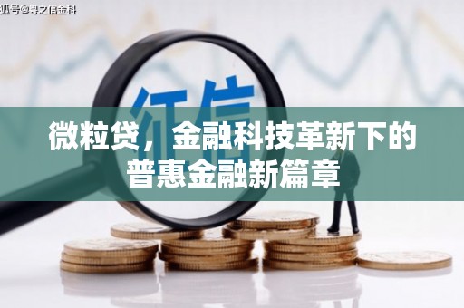 吉首微粒贷，金融科技革新下的普惠金融新篇章