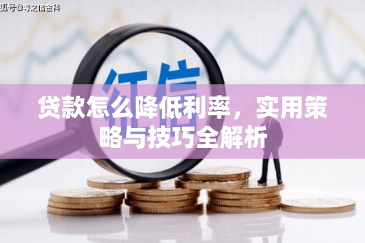 涿州贷款怎么降低利率，实用策略与技巧全解析