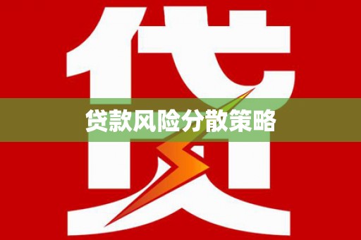 板芙贷款风险分散策略