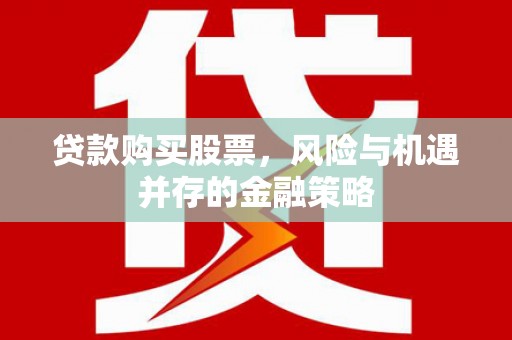 山海关贷款购买股票，风险与机遇并存的金融策略