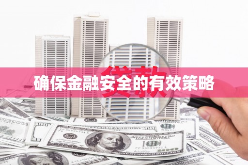 贵溪确保金融安全的有效策略